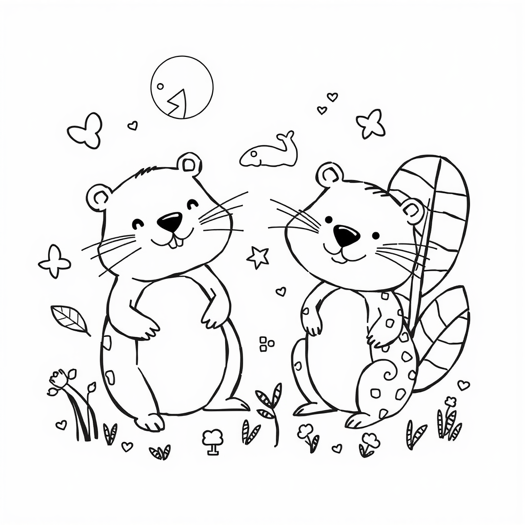 Beaver and Animal Friends
