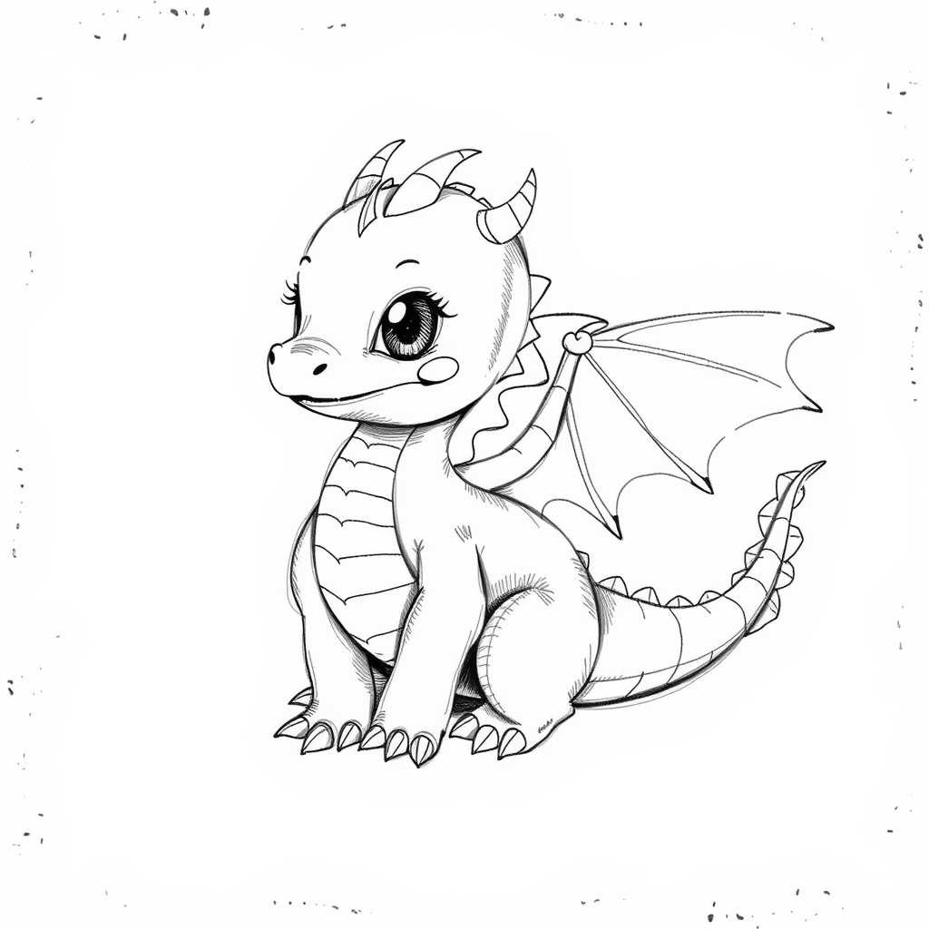 Cute Baby Dragon 1