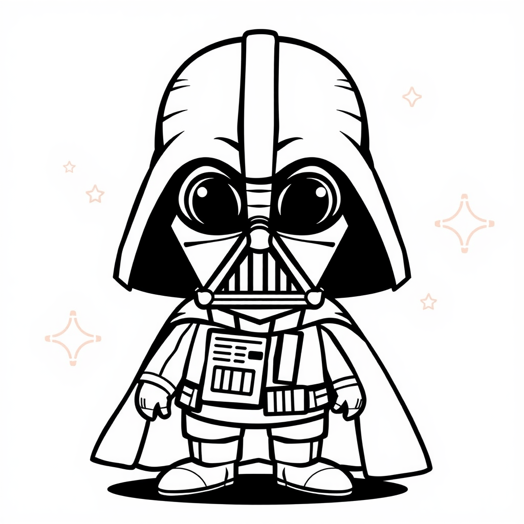 Cartoon Darth Vader 1