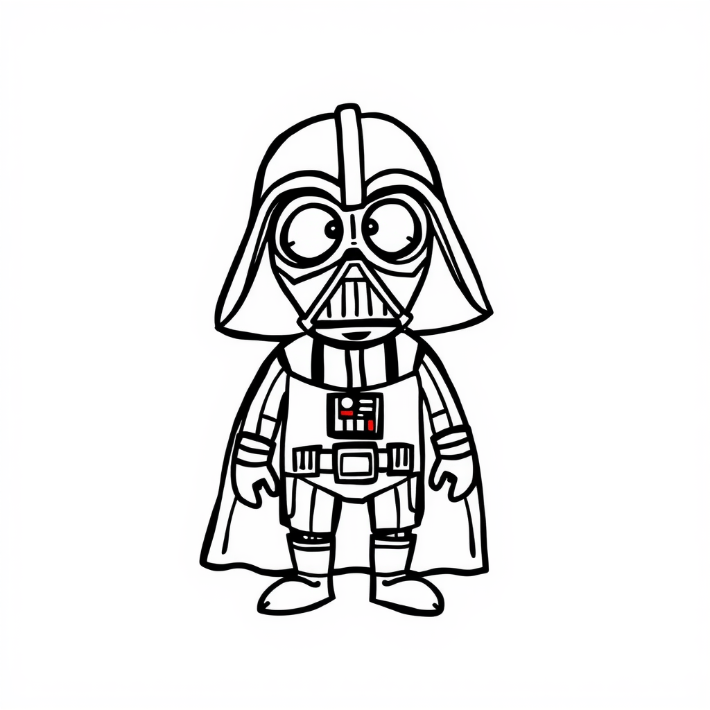 Cartoon Darth Vader