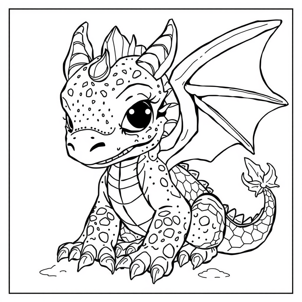 Detailed Baby Dragon 1