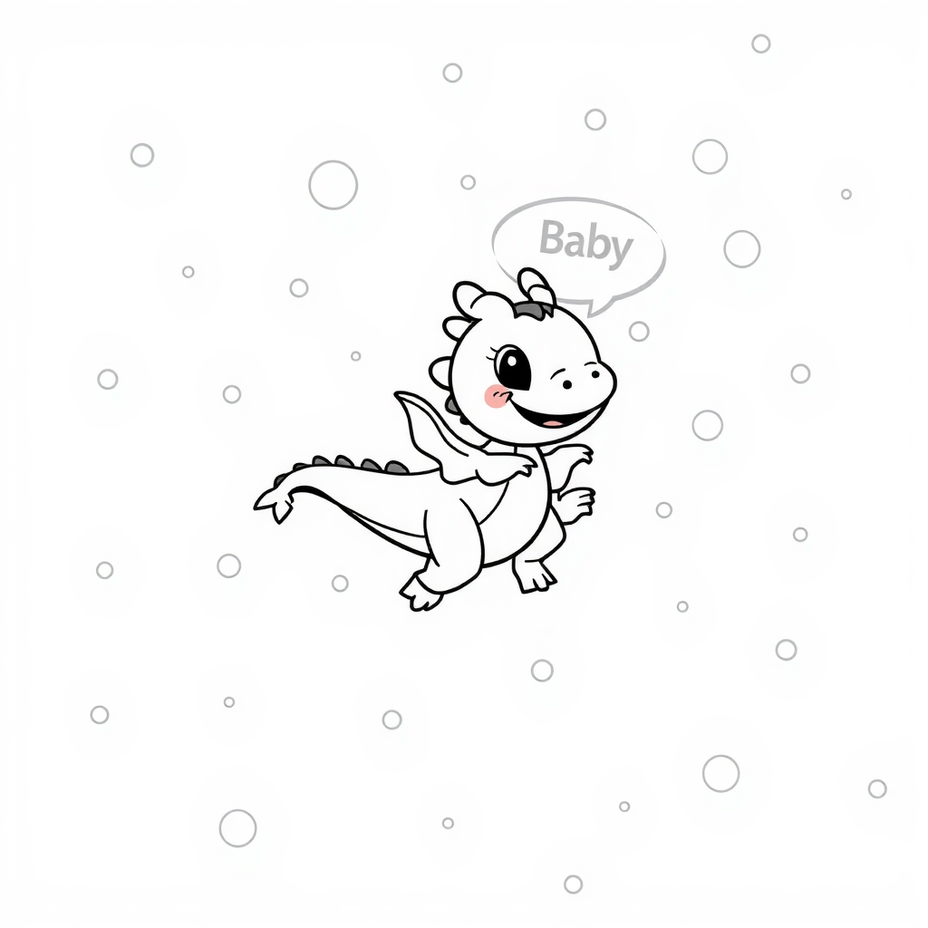 Flying Baby Dragon 1