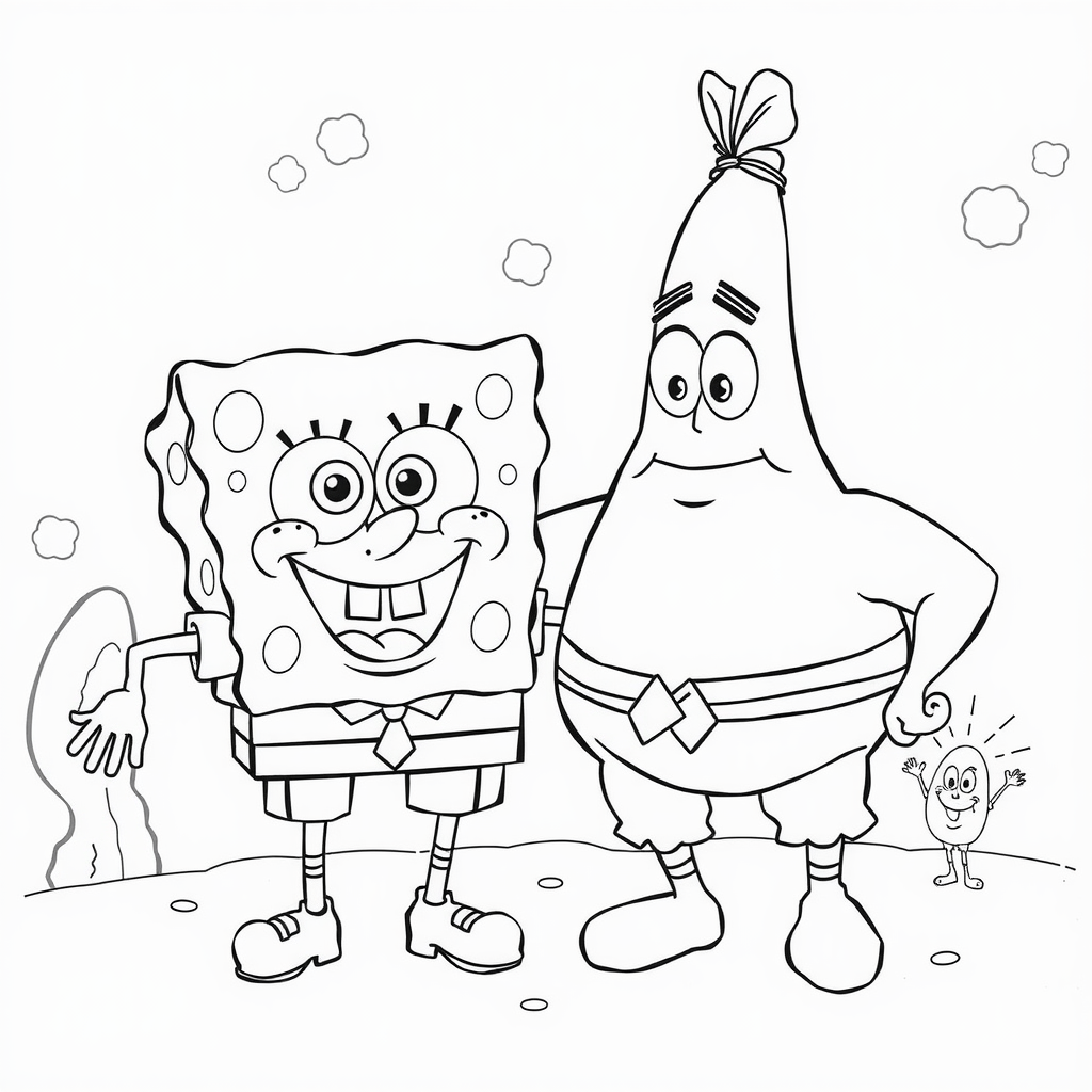SpongeBob and Patrick Together 1