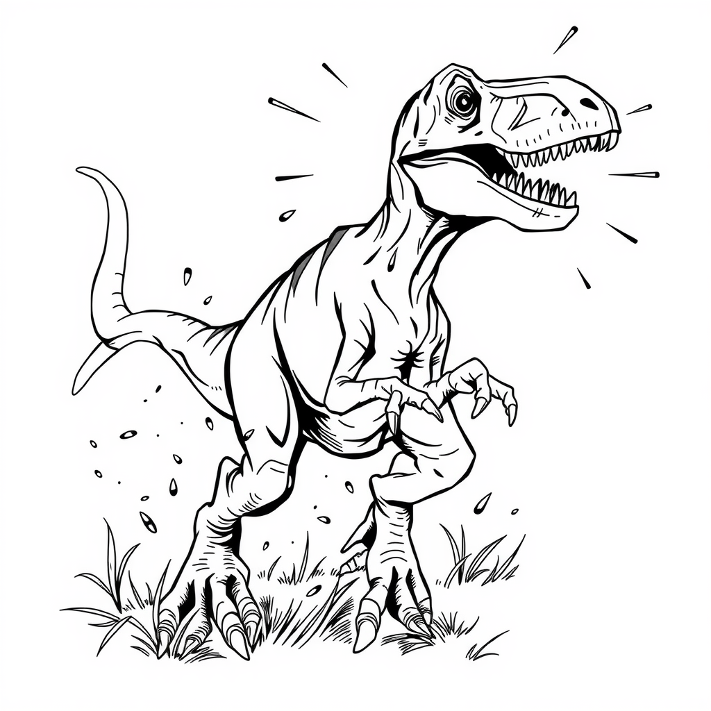 Velociraptor in Action