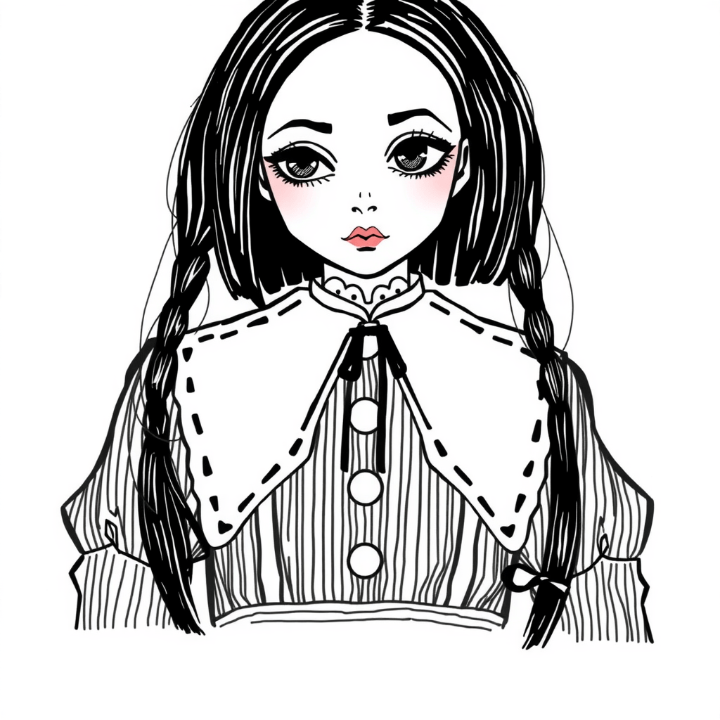 Wednesday Addams modern